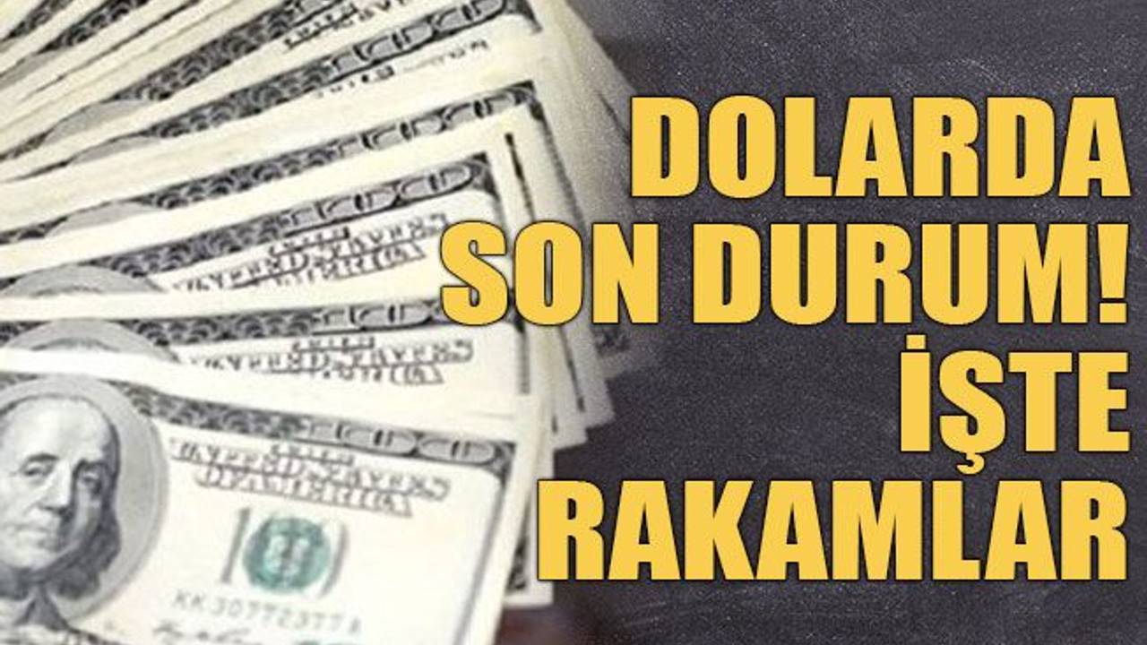 Dolarda son durum! İşte rakamlar