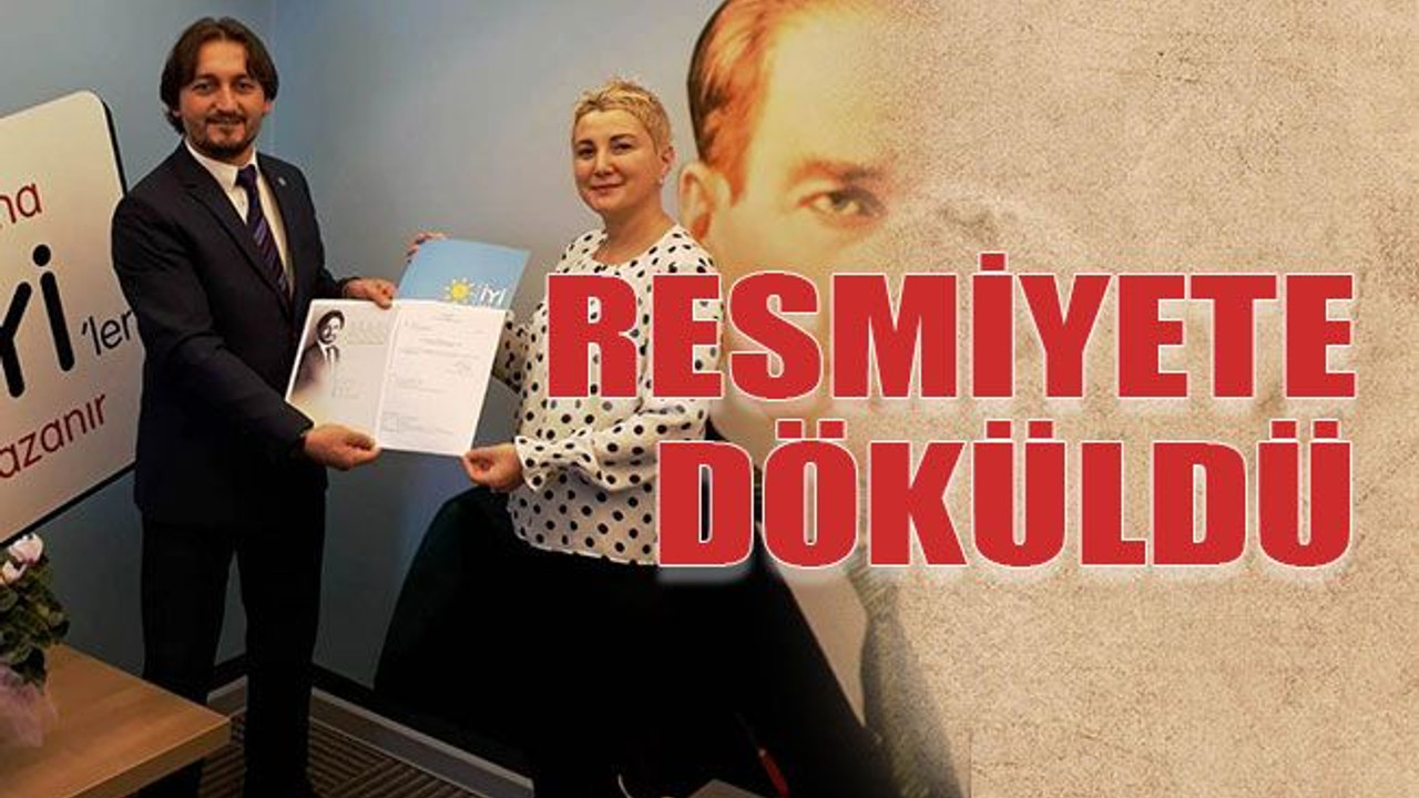 Resmiyete döküldü