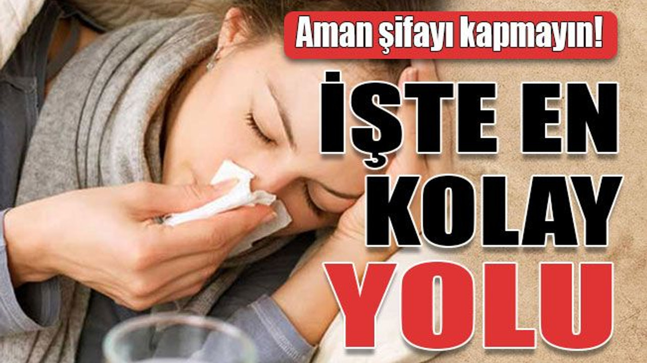 Aman şifayı kapmayın! İşte en kolay yolu