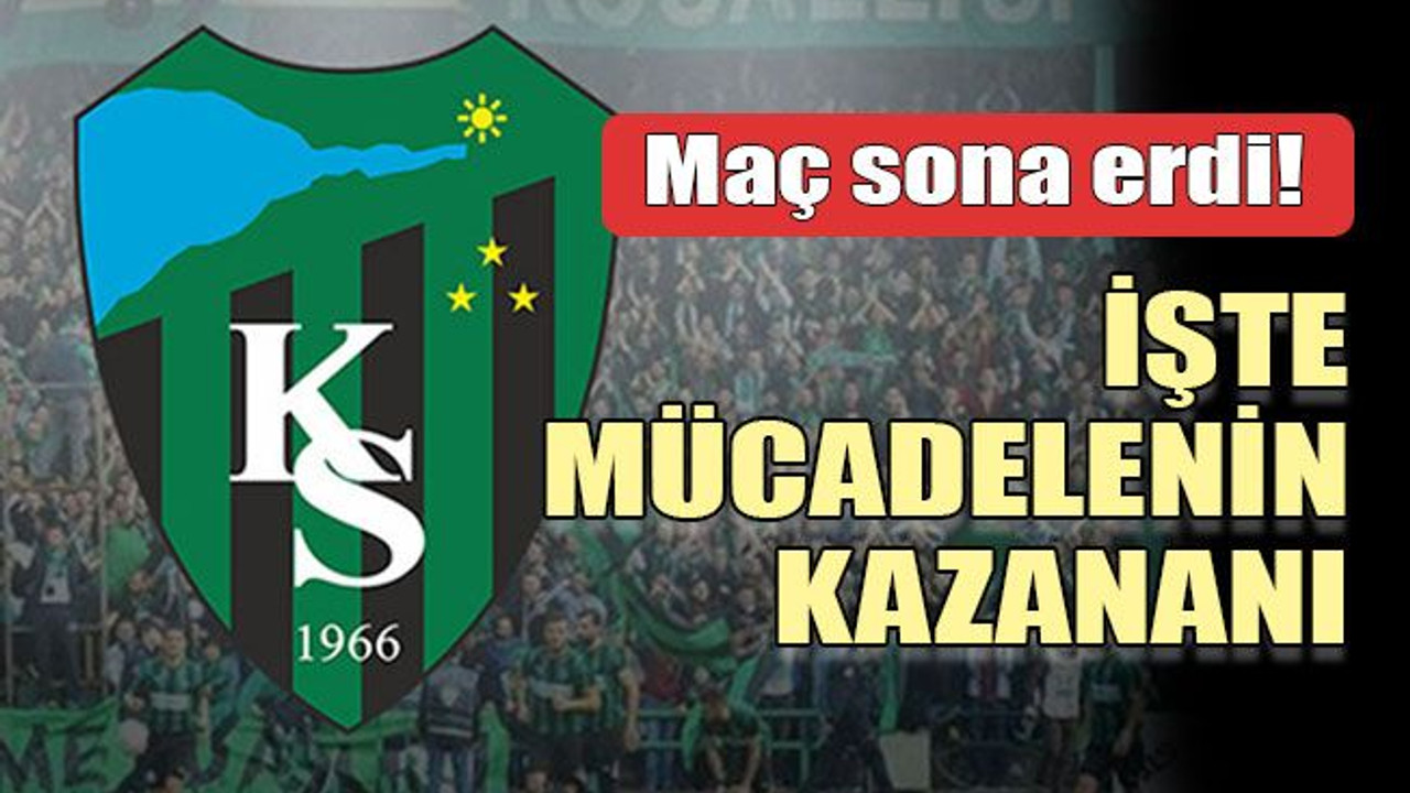 Maç sona erdi! İşte mücadelenin kazananı