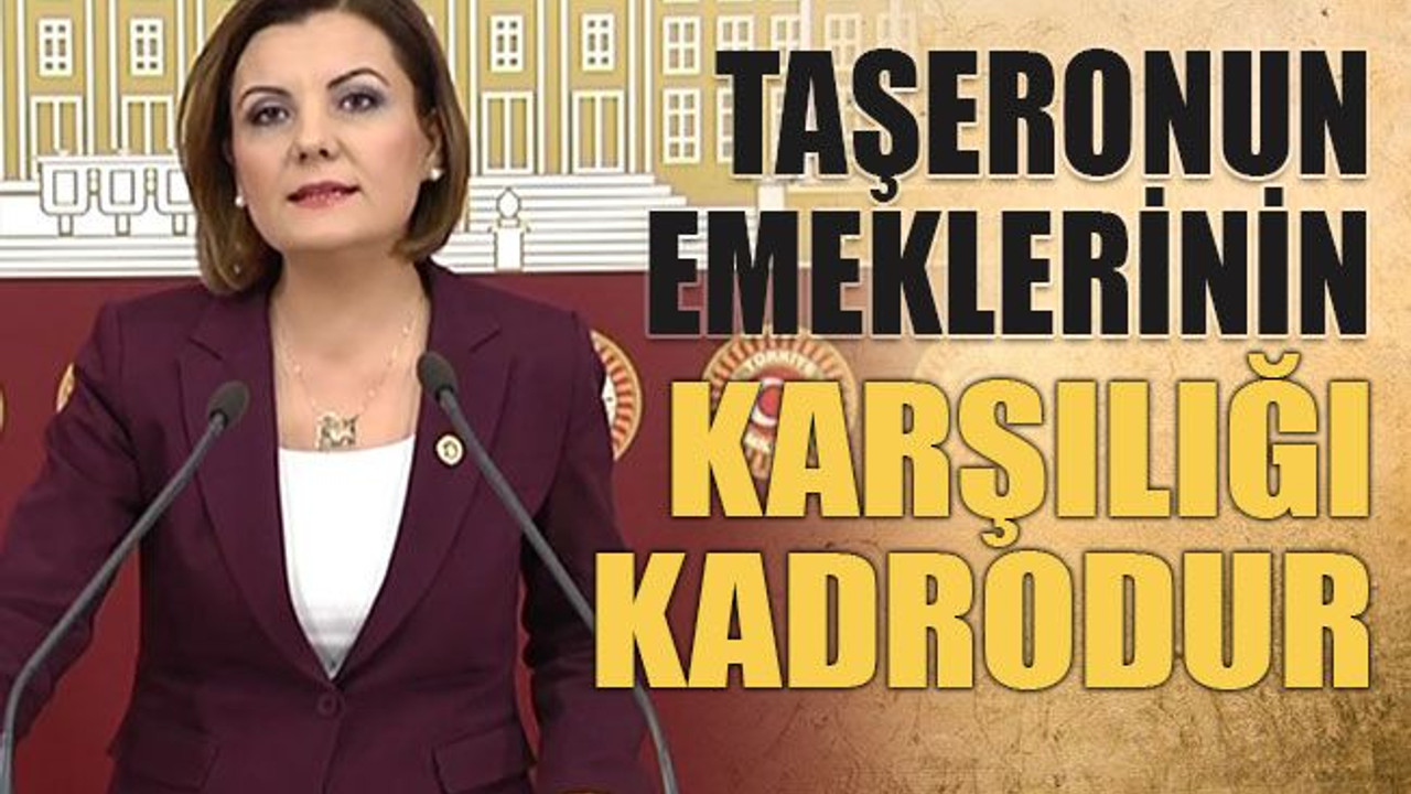 Taşeronun emeklerinin karşılığı kadrodur