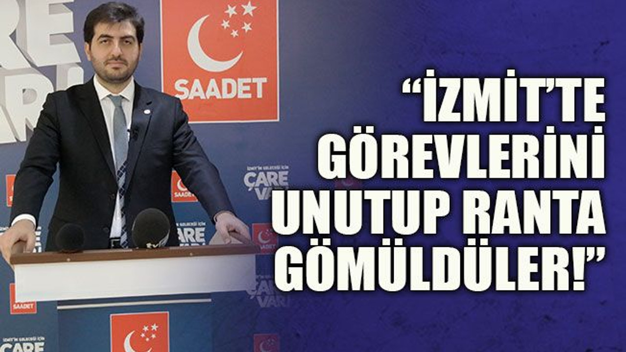 İzmit’te görevlerini unutup ranta gömüldüler!
