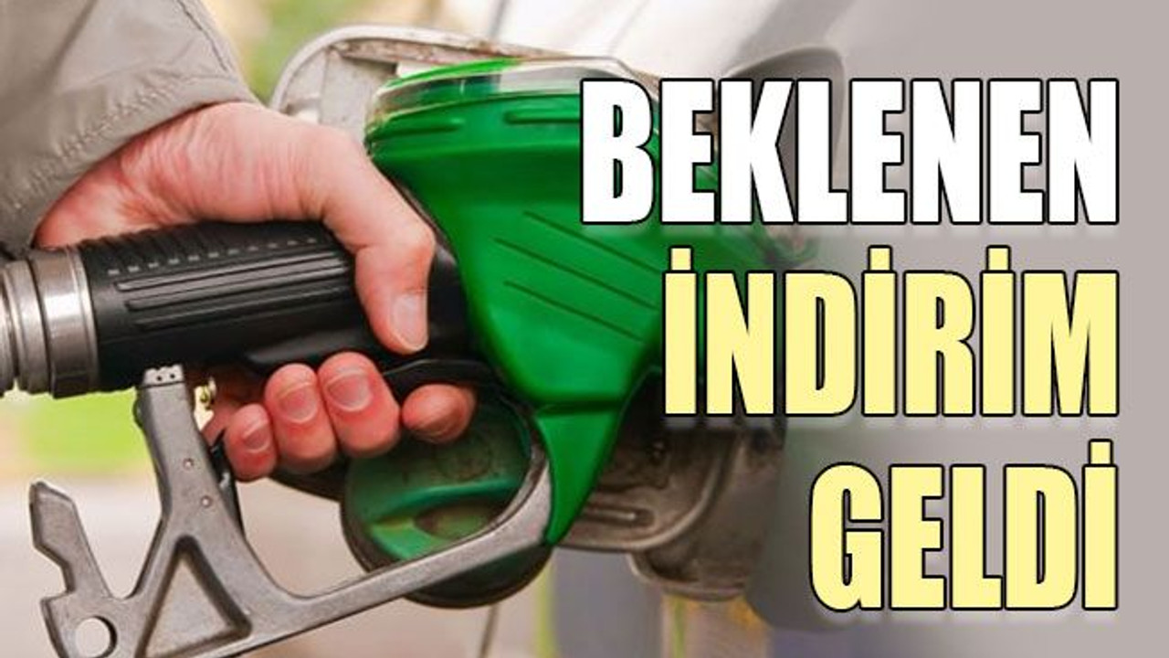 Beklenen indirim geldi