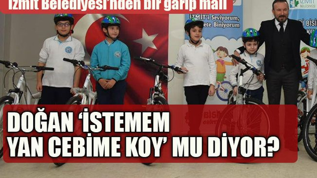 İzmit Belediyesi’nden bir garip mail Doğan ‘istemem yan cebime koy’ mu diyor?
