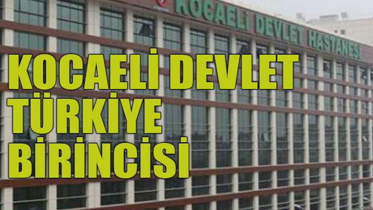 Kocaeli Devlet Türkiye birincisi