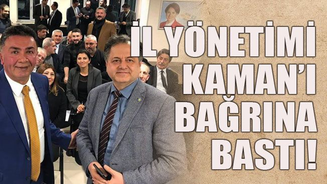 İl yönetimi Kaman’ı bağrına bastı!