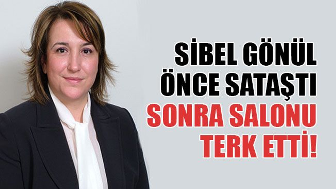 Sibel Gönül önce sataştı, sonra salonu terk etti!