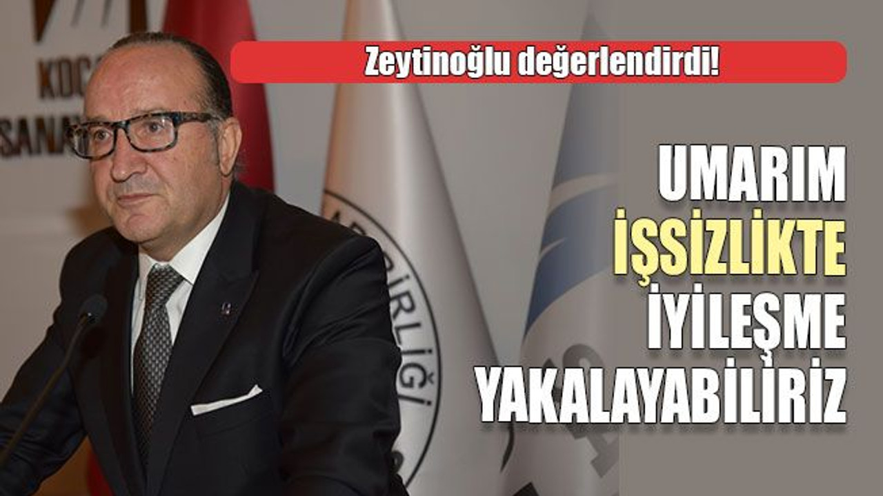 Zeytinoğlu değerlendirdi! Umarım işsizlikte iyileşme yakalayabiliriz