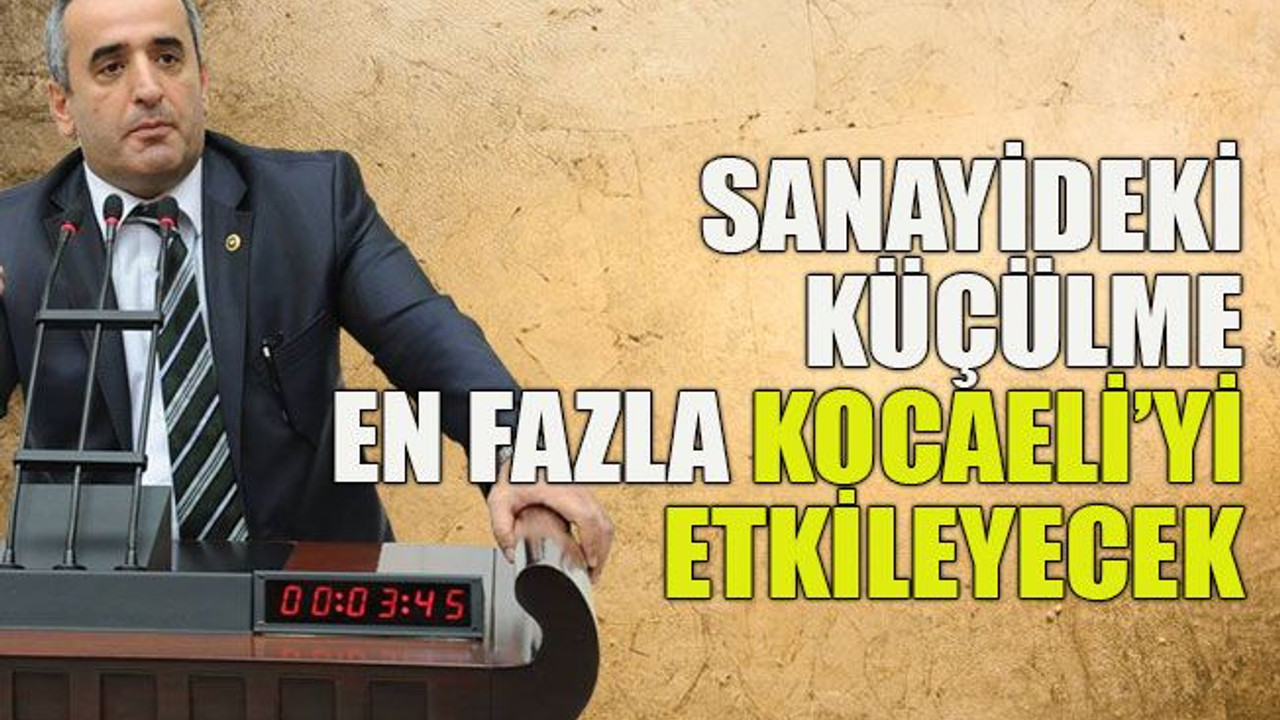 Sanayideki küçülme en fazla Kocaeli’yi etkileyecek