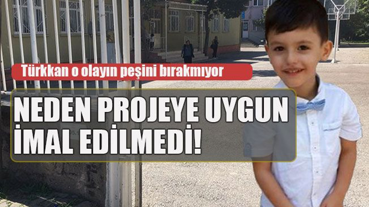 Neden projeye uygun imal edilmedi!