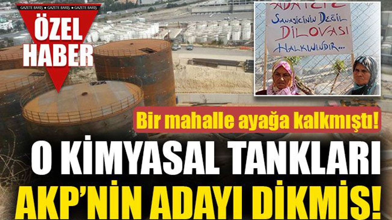 Halkın "Bomba" dediği tankları, AKP'nin adayı dikmiş!