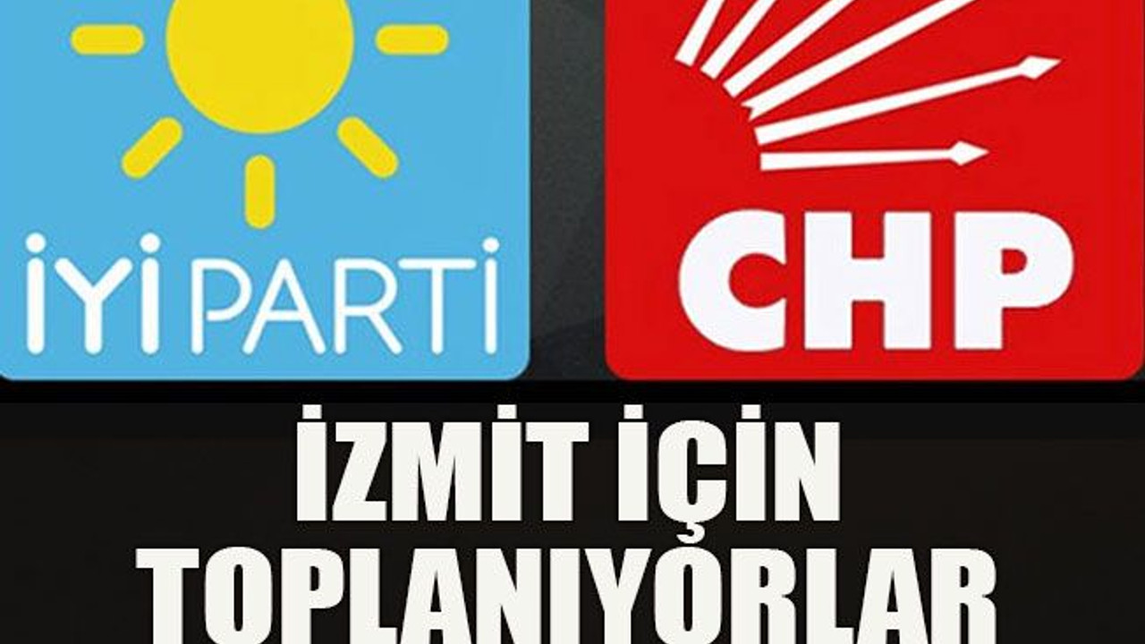 İzmit için toplanıyorlar