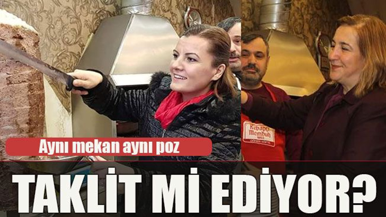 Aynı mekan aynı poz Taklit mi ediyor?
