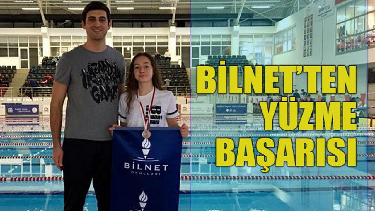 Bilnet okullarından yüzme başarısı