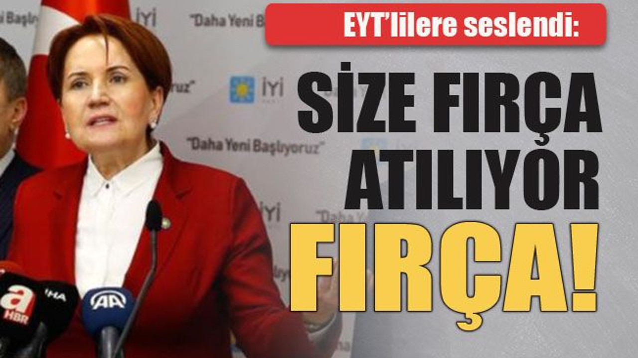 EYT’lilere seslendi: Size fırça atılıyor fırça!