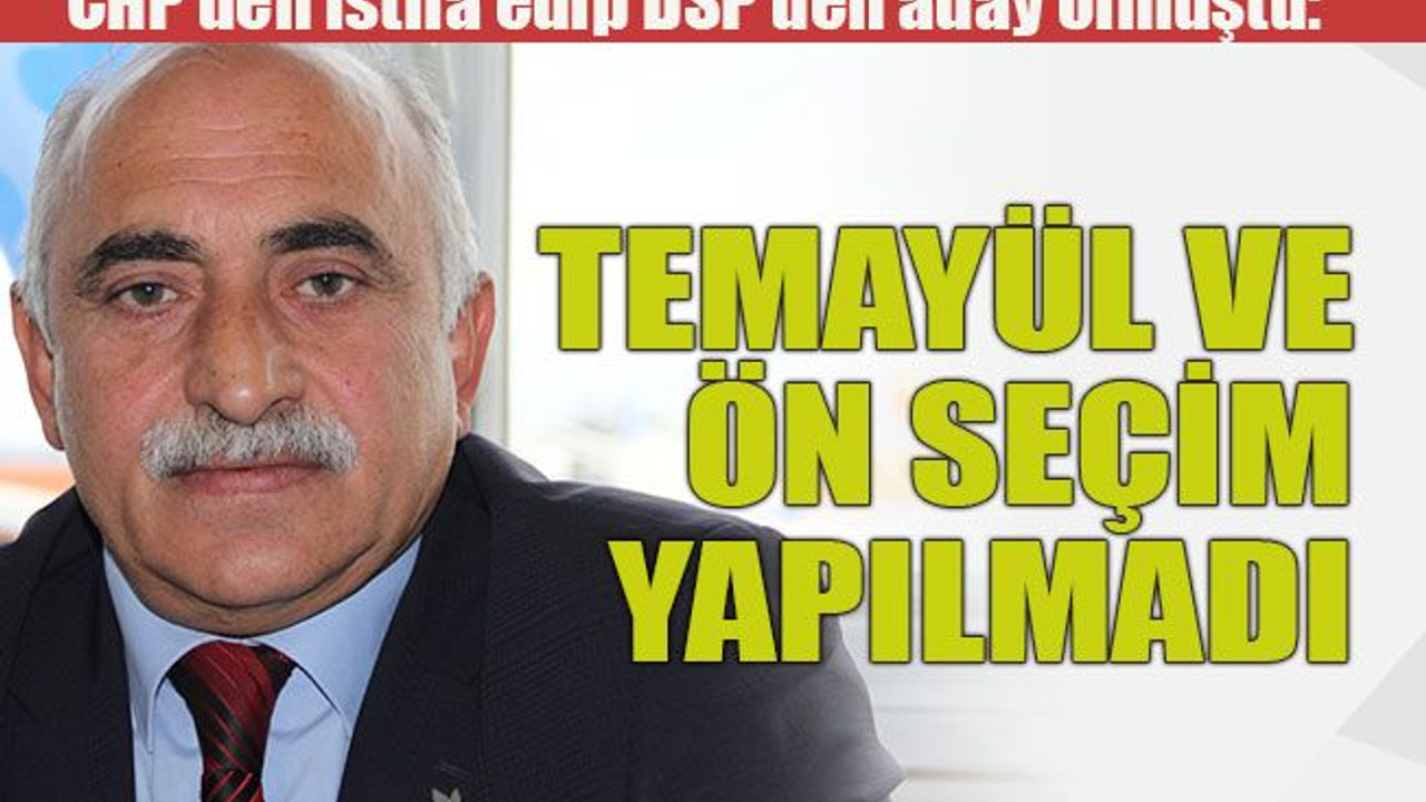 Ofluoğlu: Temayül ve ön seçim yapılmadı