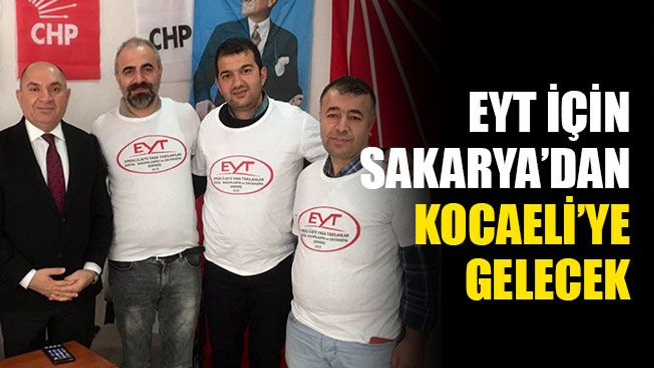 EYT için Sakarya’dan Kocaeli’ye gelecek