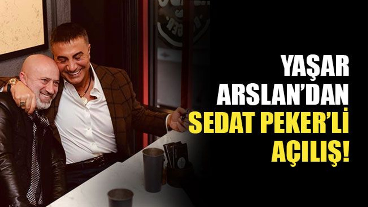 MHP’li Yaşar Arslan’dan Sedat Peker’li açılış!