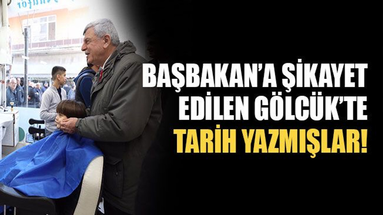 Başbakan’a şikayet edilen Gölcük’te tarih yazmışlar!