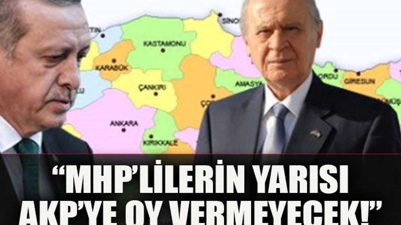 “MHP’lilerin yarısı AKP’ye oy vermeyecek!”