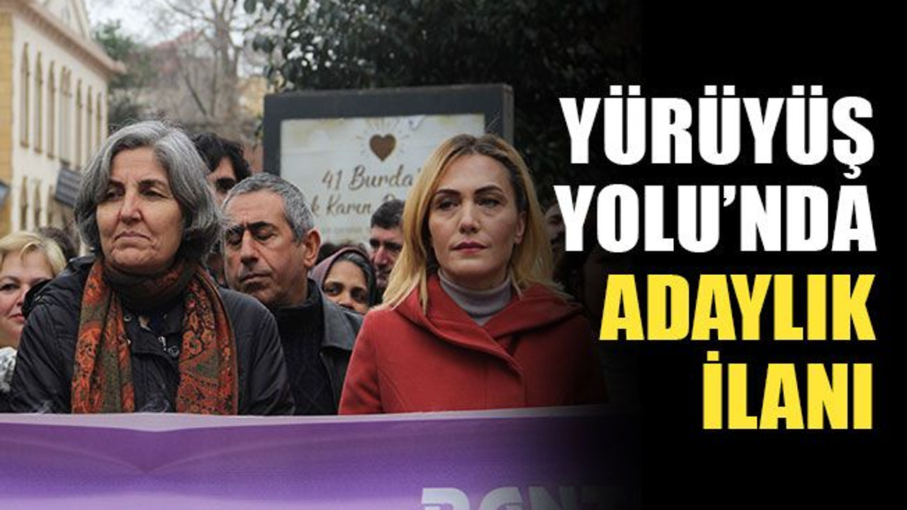 Genel başkan bağımsız adaya destek için geldi