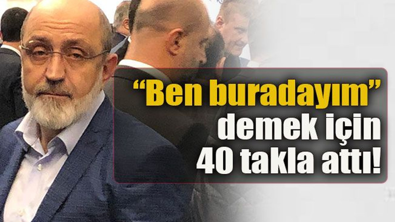 “Ben buradayım” demek için 40 takla attı!