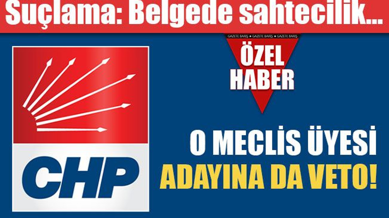 Suçlama: Belgede sahtecilik… CHP'li o meclis üyesi adayına da veto!