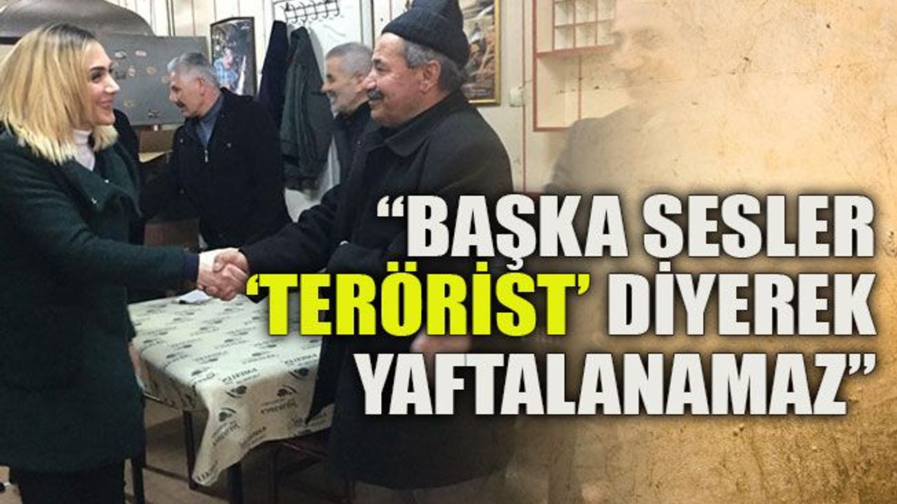 Başka sesler ‘terörist’ diyerek yaftalanamaz