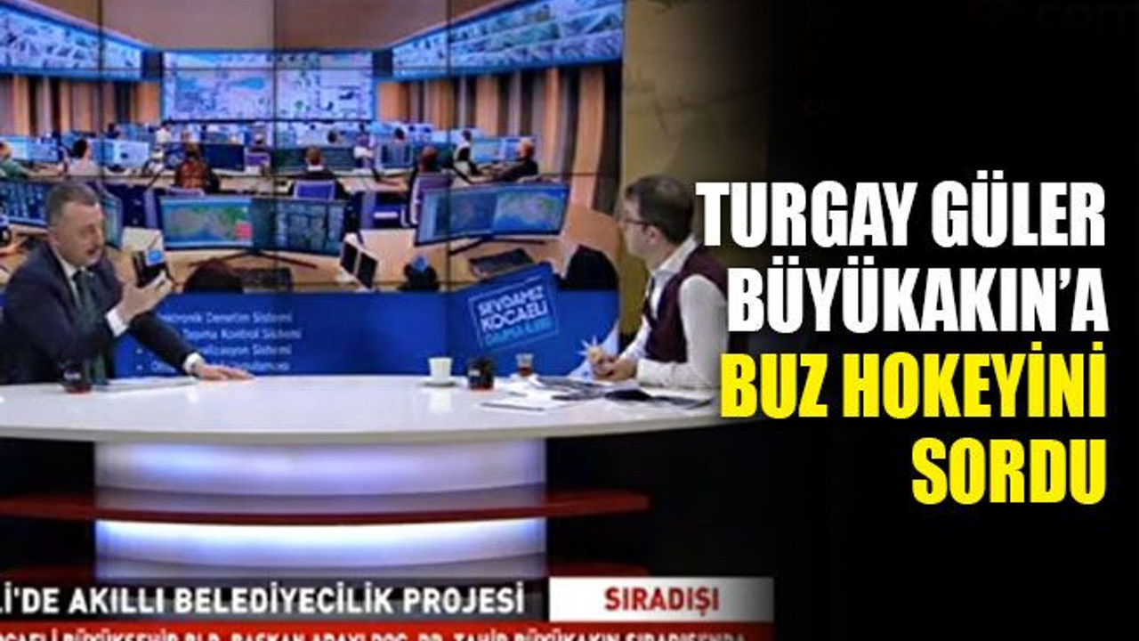 Turgay Güler, Büyükakın’a buz hokeyini sordu