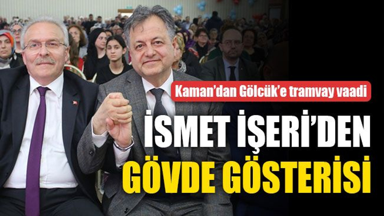 Millet ittifakı, Gölcük'te salona sığmadı!
