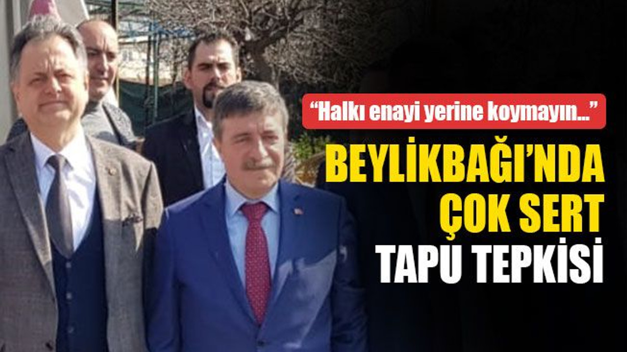 Kaman ve Dursun’dan çok sert tapu açıklaması
