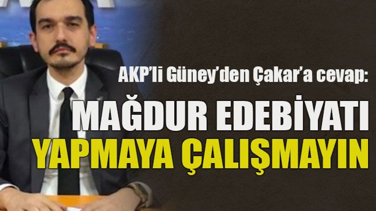 “Mağdur edebiyatı yapmaya çalışmayın”