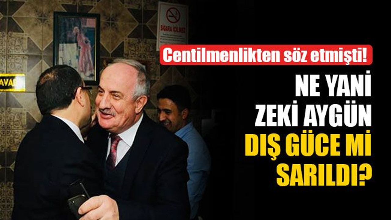 Aygün dış güce mi sarıldı?