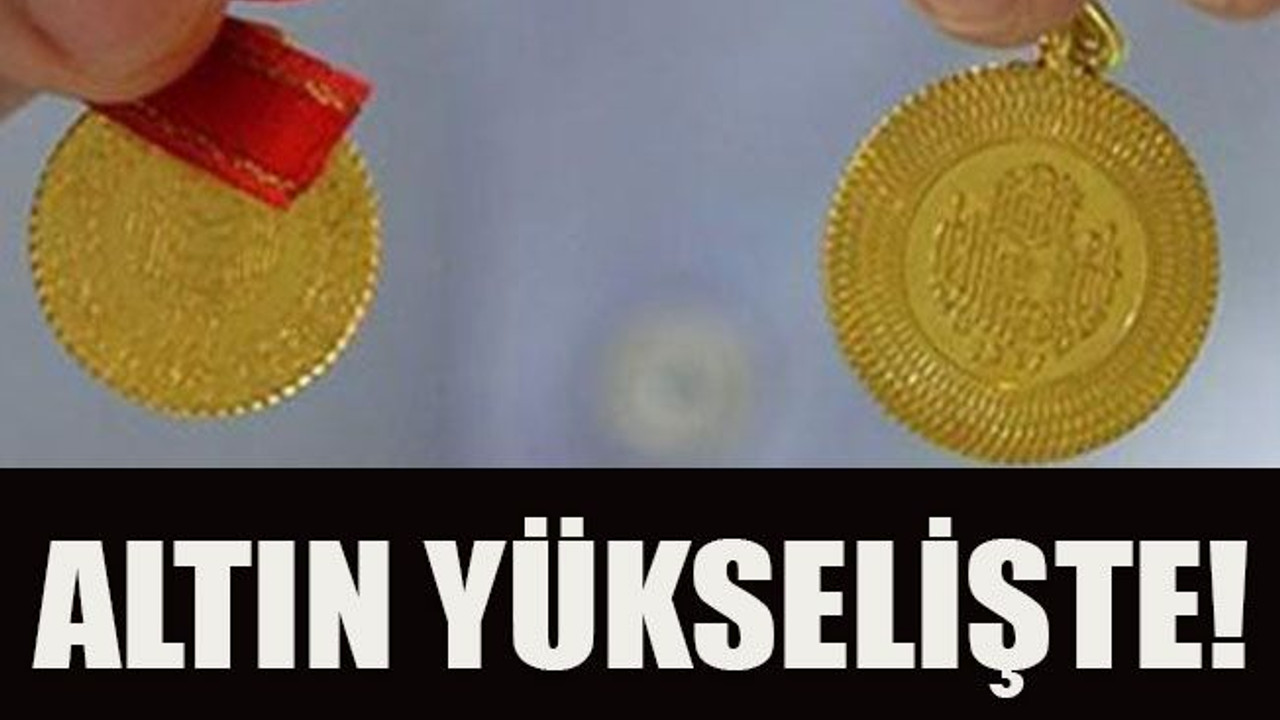 Altın yükselişte!