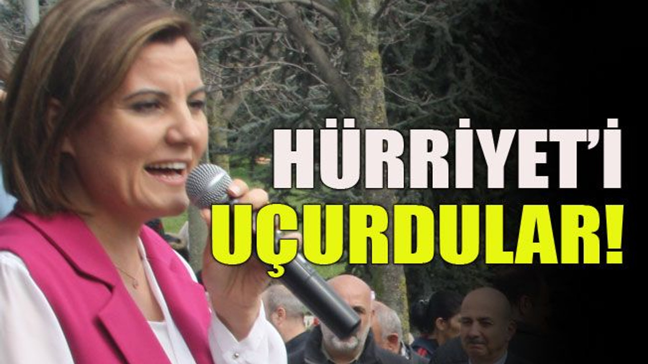 Hürriyet’i uçurdular!