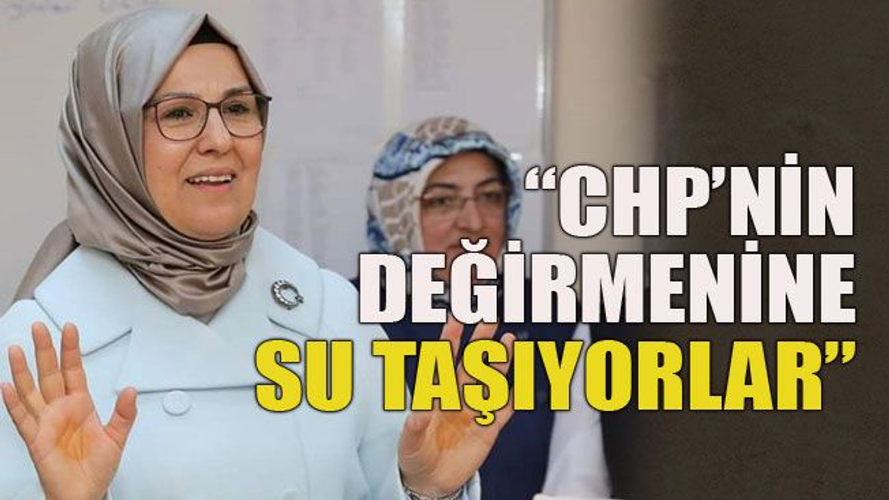 “CHP’nin değirmenine su taşıyorlar”