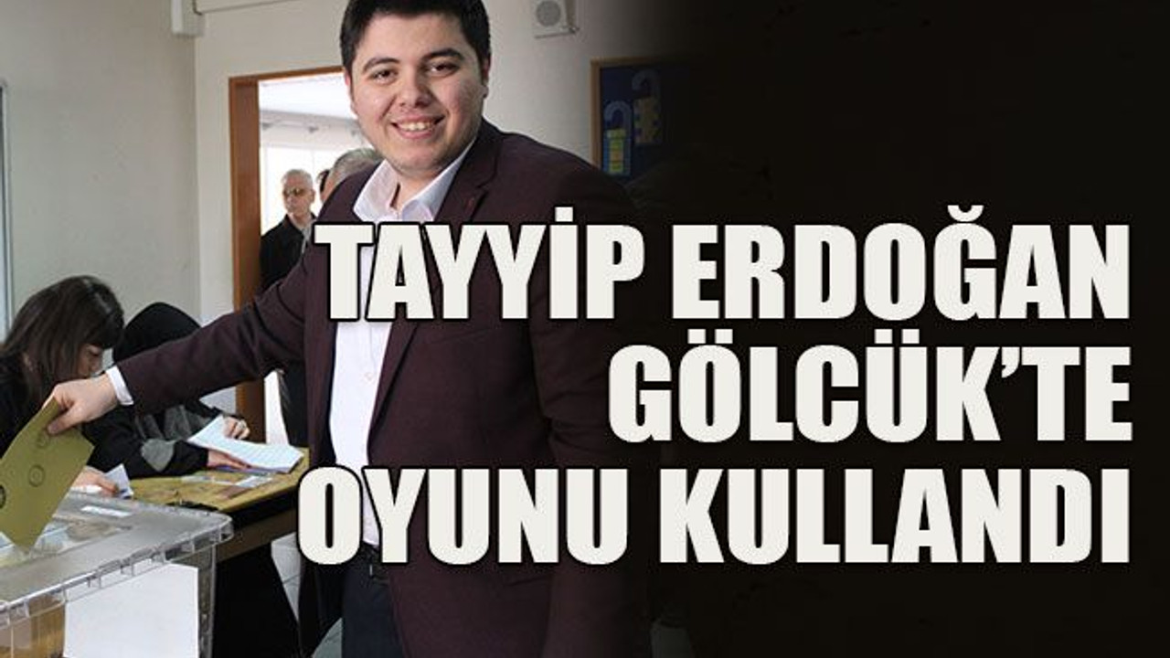 Tayyip Erdoğan Gölcük'te oy kullandı!