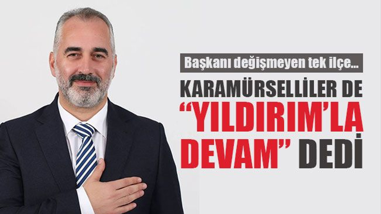 İsmail Yıldırım, tekrar başkan!