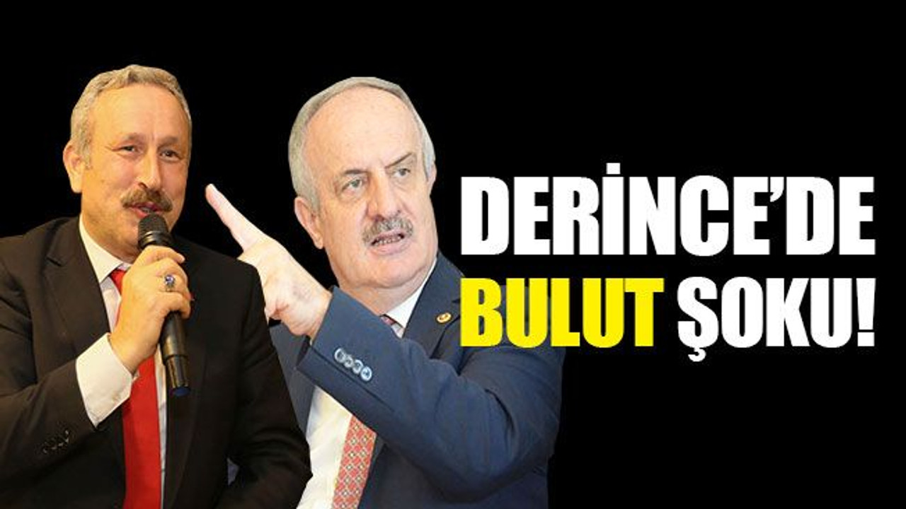 Derince’de, Bulut krizi!