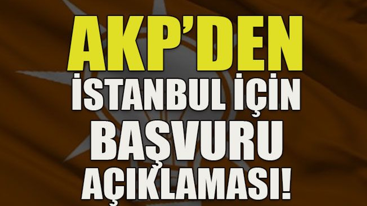 AKP'de seçimlerin yenilenmesi için başvurdu muamması!
