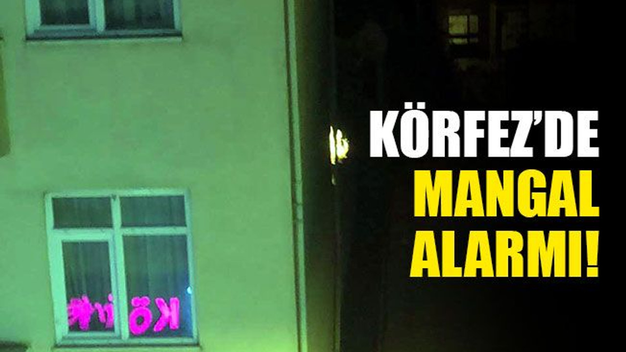 Terasta mangal keyfi, itfaiyeyi alarma geçirdi
