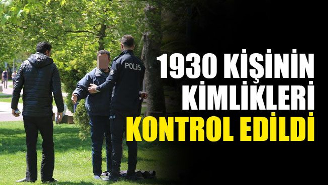 Kocaeli'de 1930 kişinin kimlikleri kontrol edildi