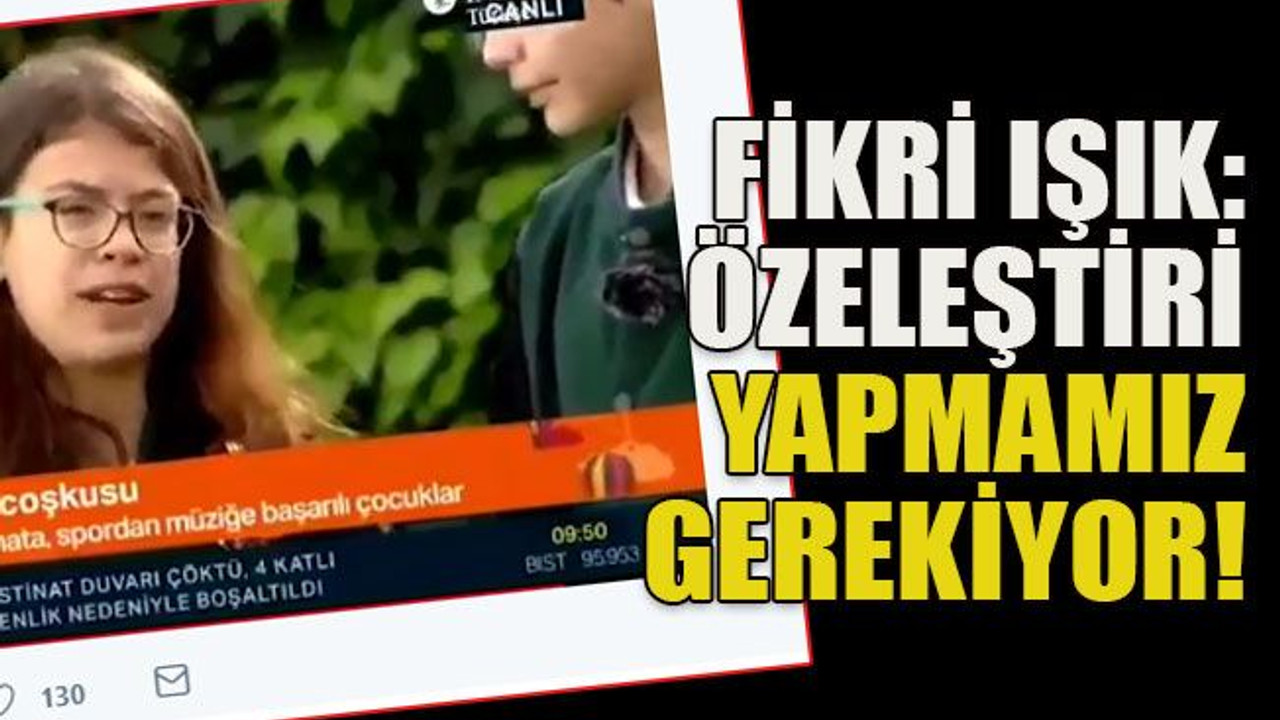 Fikri Işık: Özeleştiri yapmamız gerekiyor!