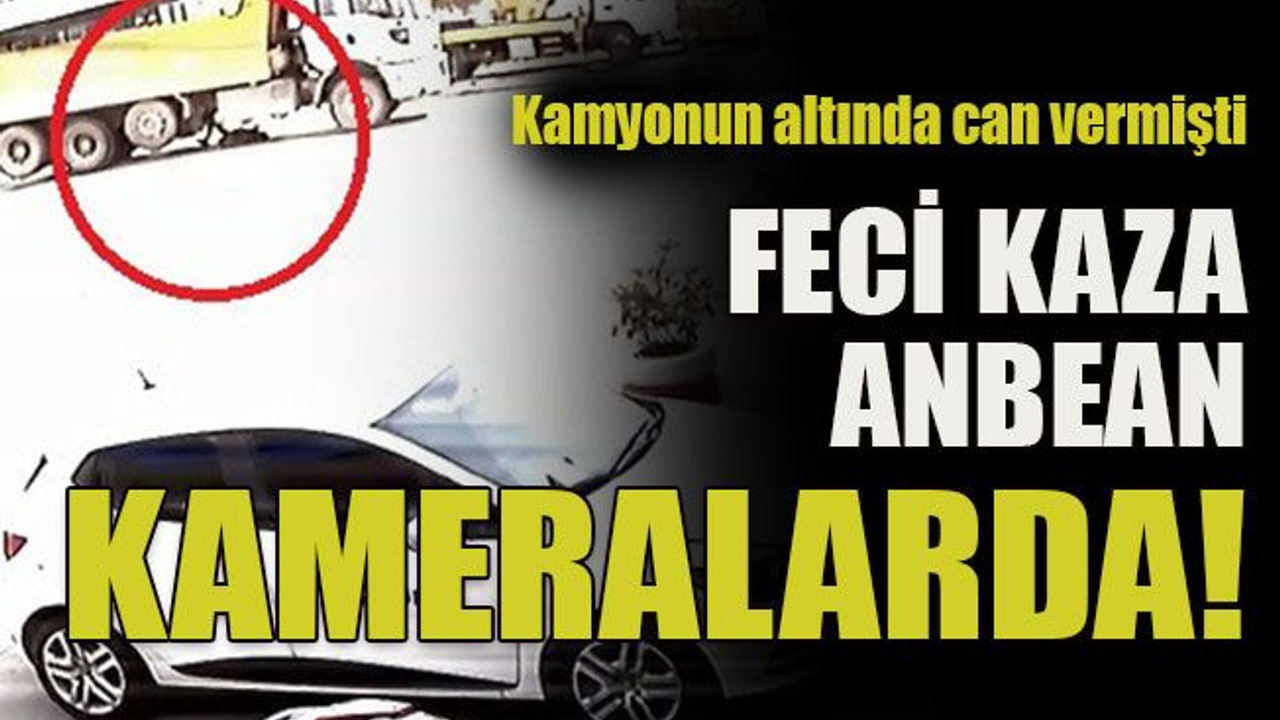 Feci kaza anbean kameralarda!