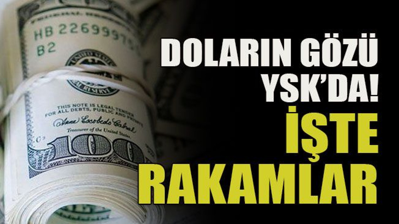 Doların gözü YSK’da! İşte rakamlar