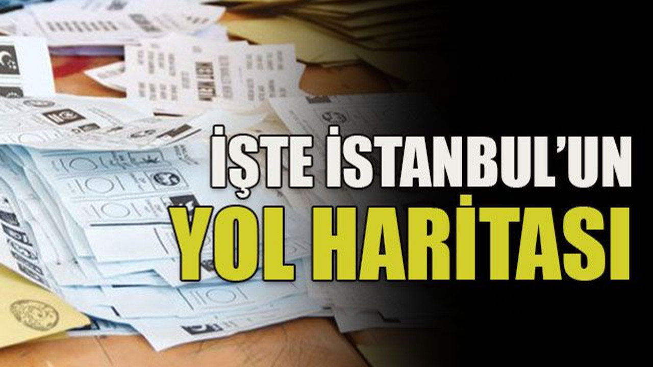 İşte İstanbul’un yol haritası