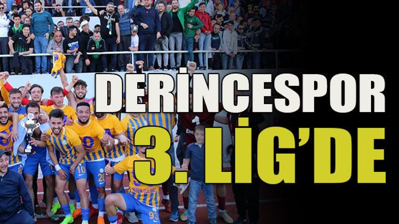 Derincespor 3. Lig’de