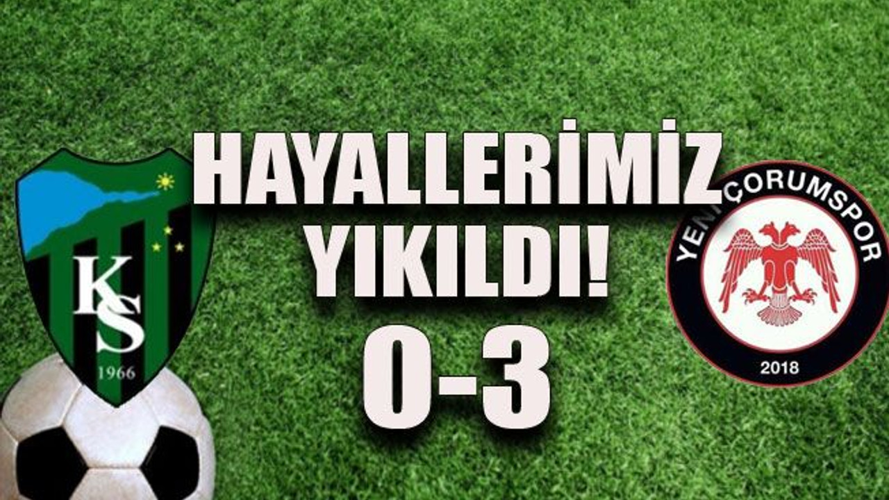 Hayallerimiz yıkıldı!