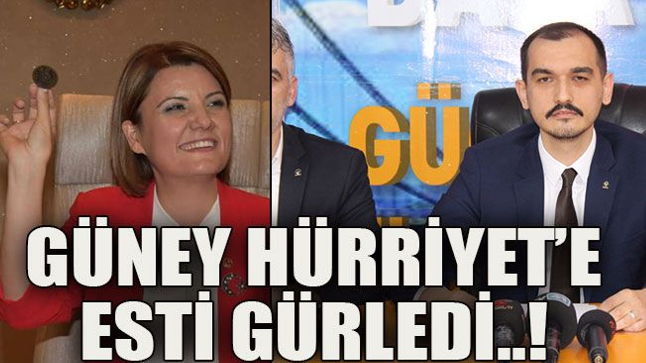 Güney Hürriyet’e esti gürledi..!