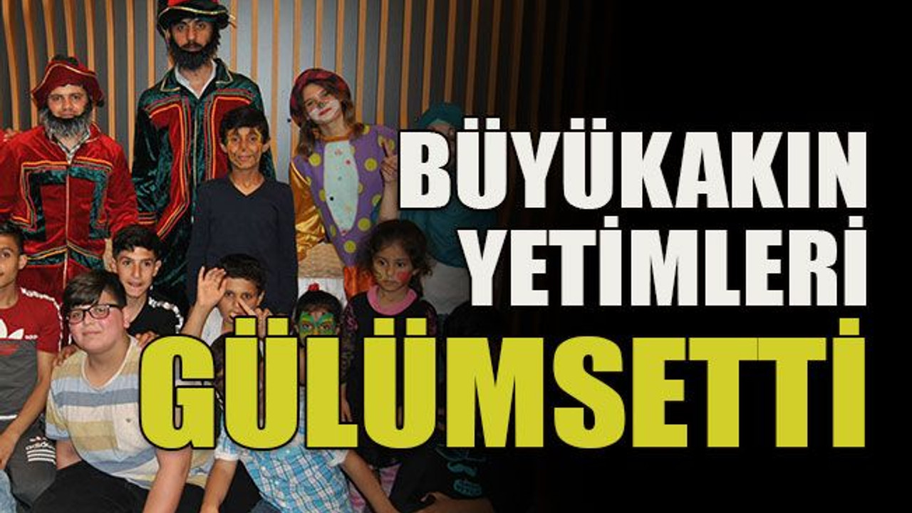 Büyükakın yetimleri gülümsetti